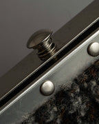 "JUNYA WATANABE COMME des GARCONS" Mixed tweed gathered detail clasp bag