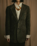 -SPECIAL- "GUCCI" 90’s Tom ford design suede tailored jacket
