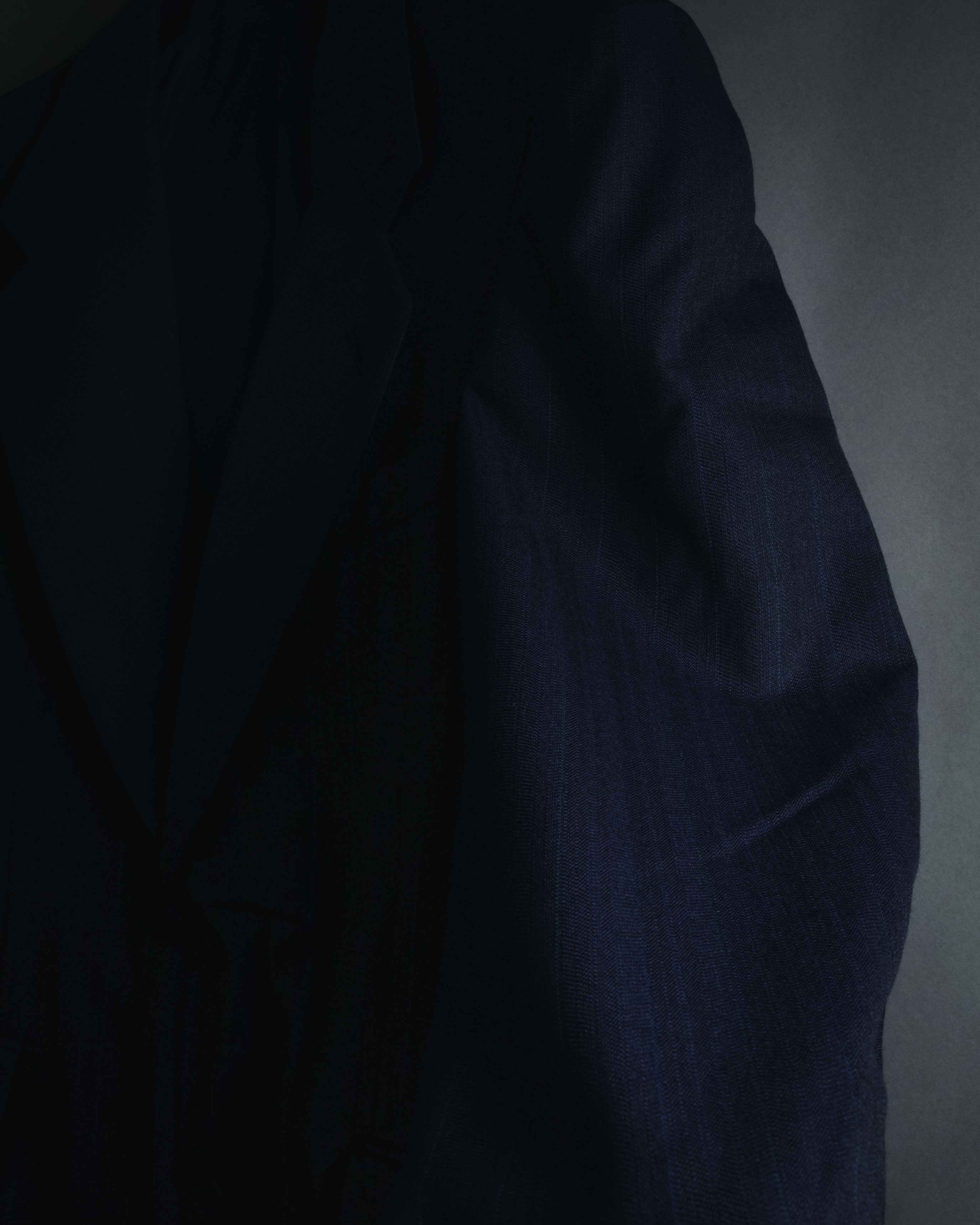 "BALENCIAGA" Tailored Two-Piece Suit Set with Subtle Pinstripes