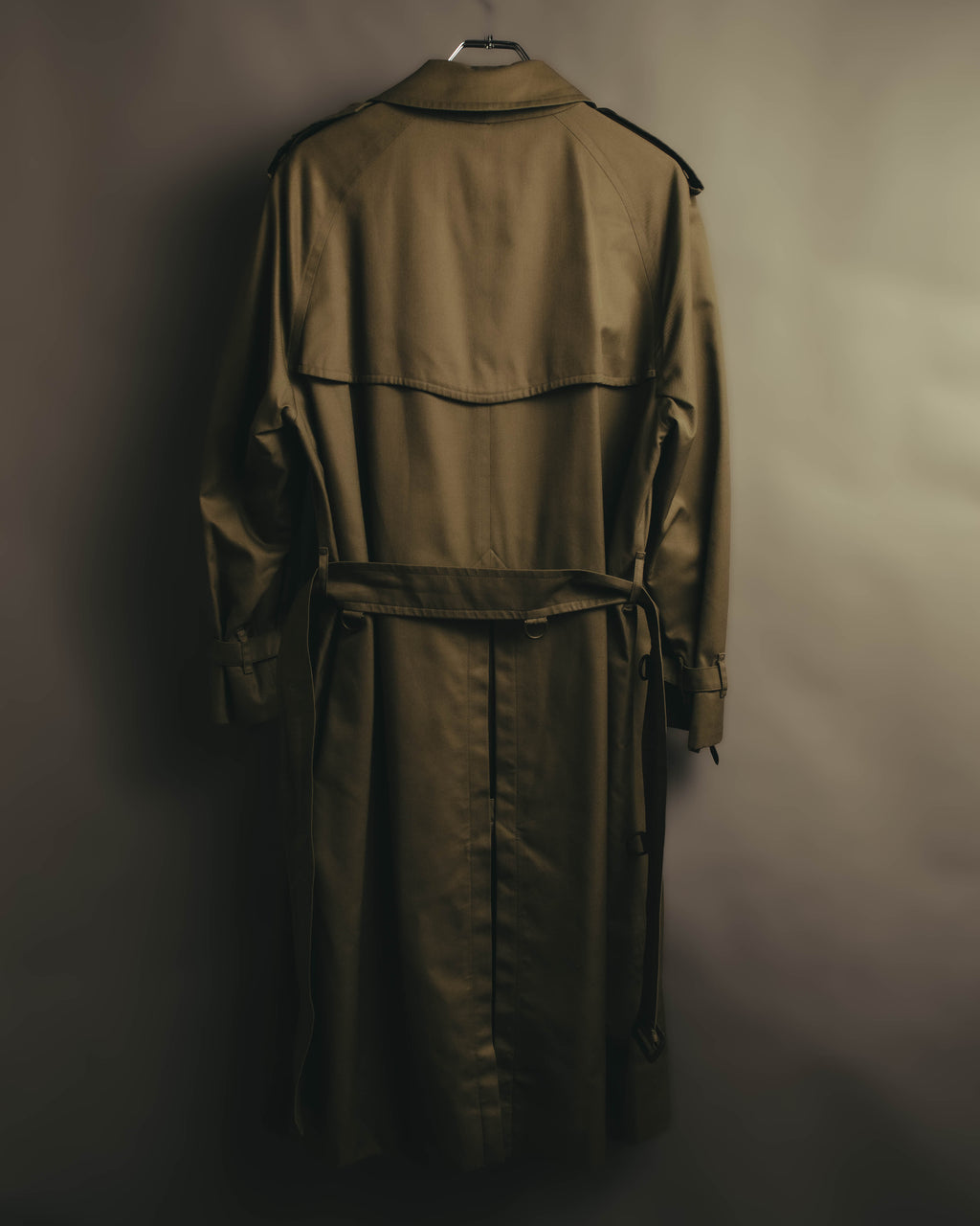 “Burberrys” 80’s Heritage check long trench coat
