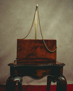-SPECIAL- “LOEWE” 80’s-90’s embossed anagram suede shoulder bag