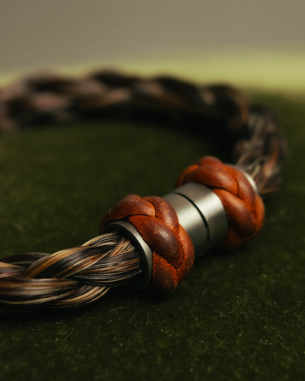 “HERMÈS” 00’s-10’s Crin de cheval horsehair bracelet