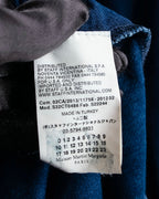 “MM6” front cut designed dennim long pull over