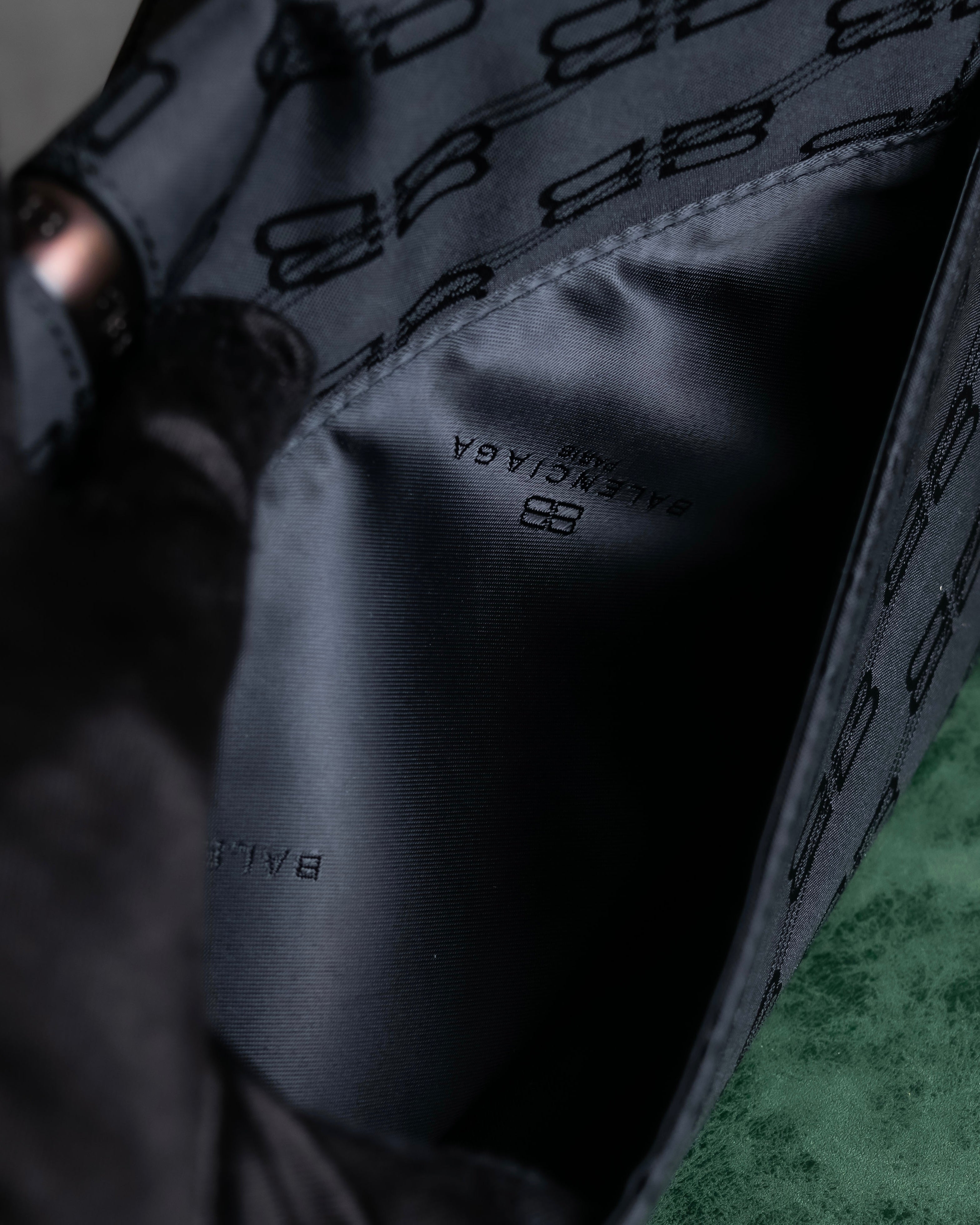 "BALENCIAGA" BB monogram jacquard shoulder bag