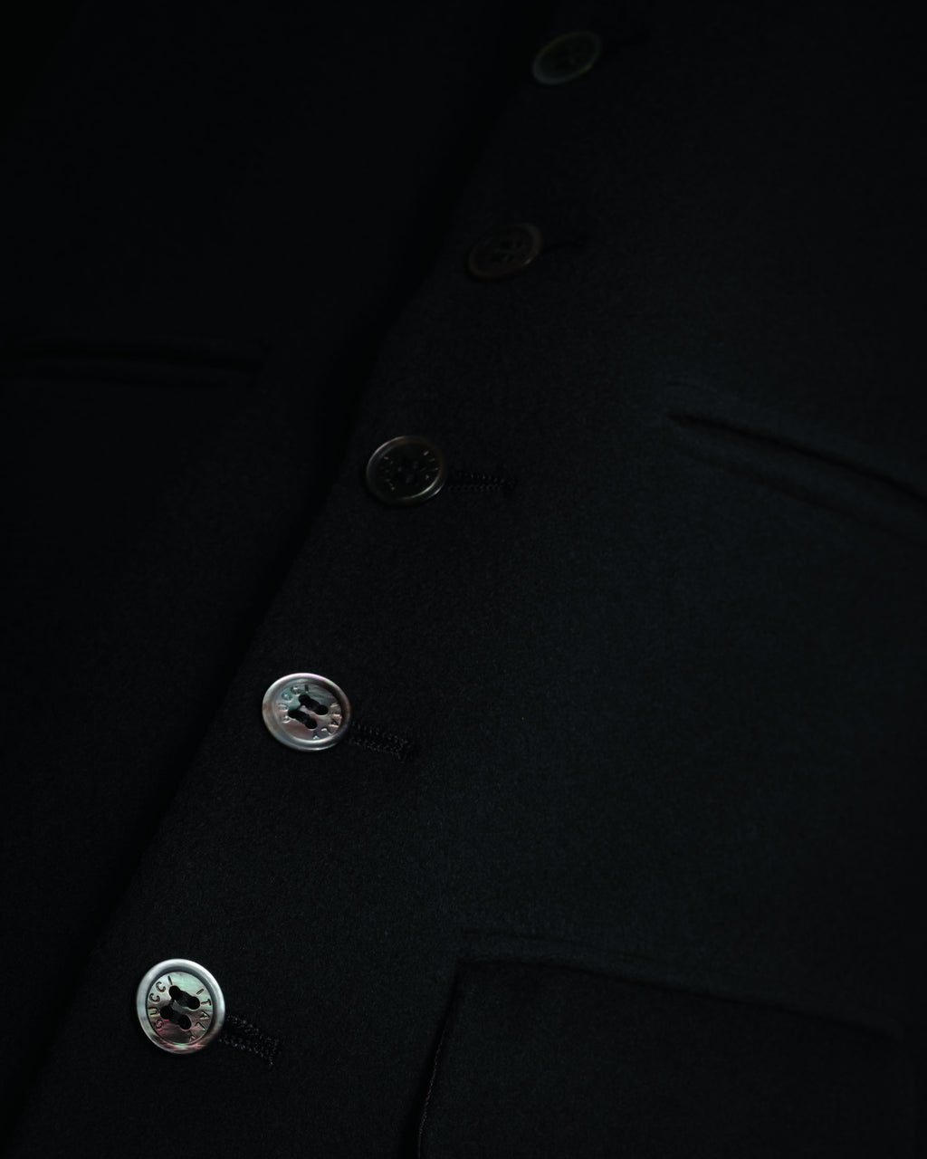 "GUCCI" 00’s wool tailored vest