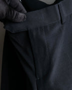 "JEAN PAUL GAULTIER FEMME"
 High-waisted straight draping slacks