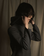 伊夫·圣罗兰 90年代连帽羊毛针织夹克