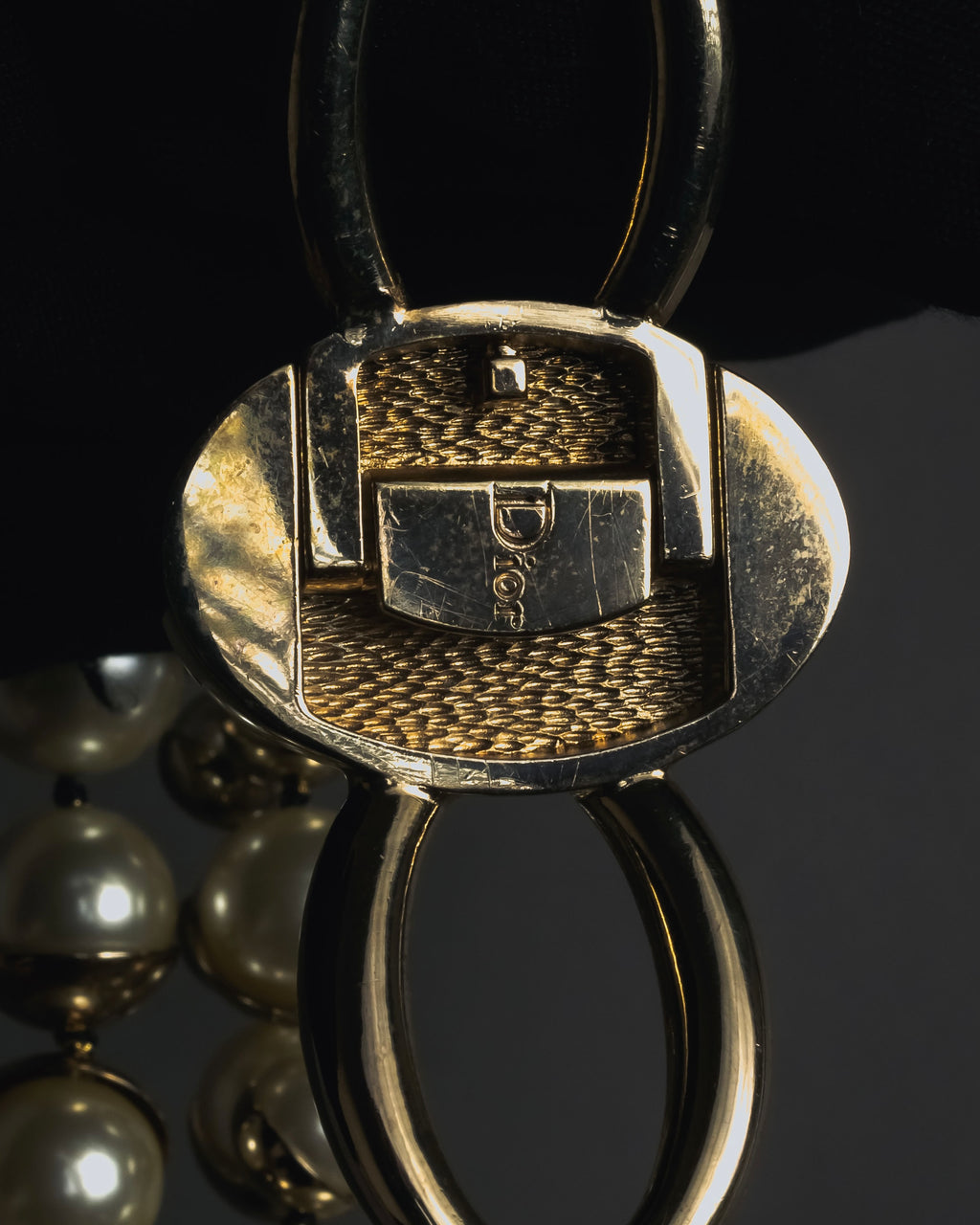 -SPECIAL- "Christian Dior"
John Galliano period Pearl Metal Design Layered Necklace