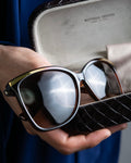 "BOTTEGA VENETA" Butterfly frame tortoiseshell sunglasses