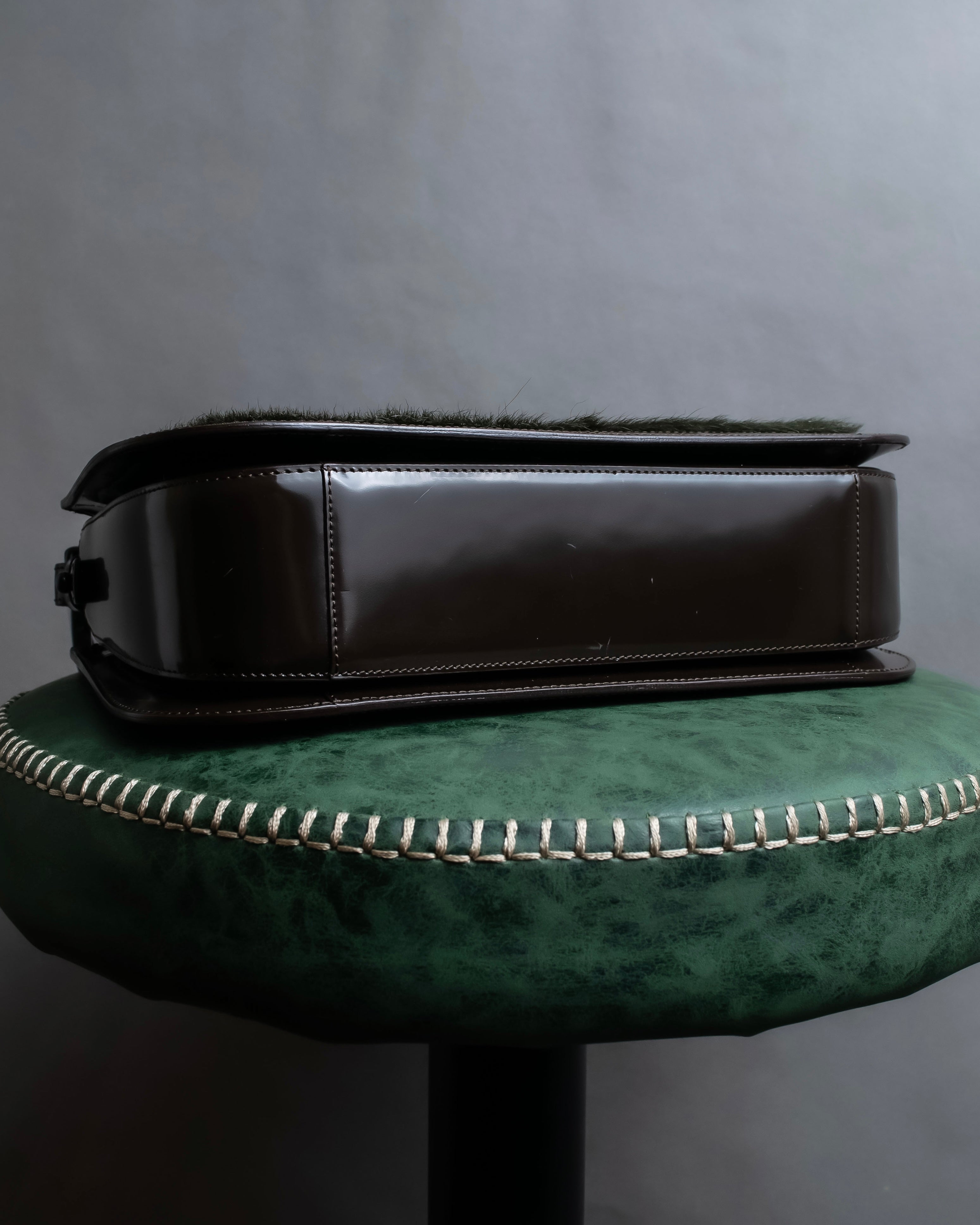 "CELINE" 2000's Made of pony leather one-handle bag