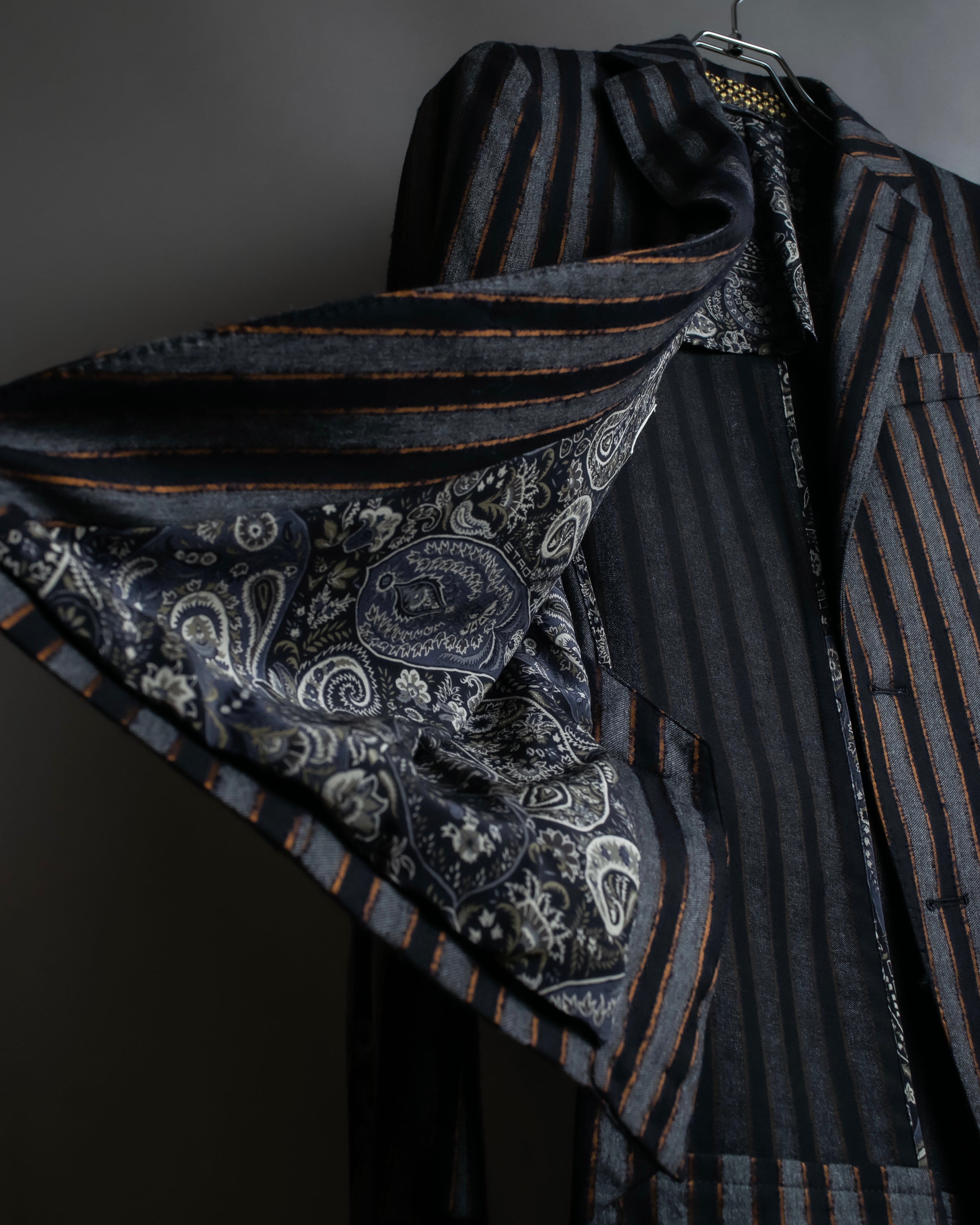 "ETRO" Multi-stripe tailored jacket