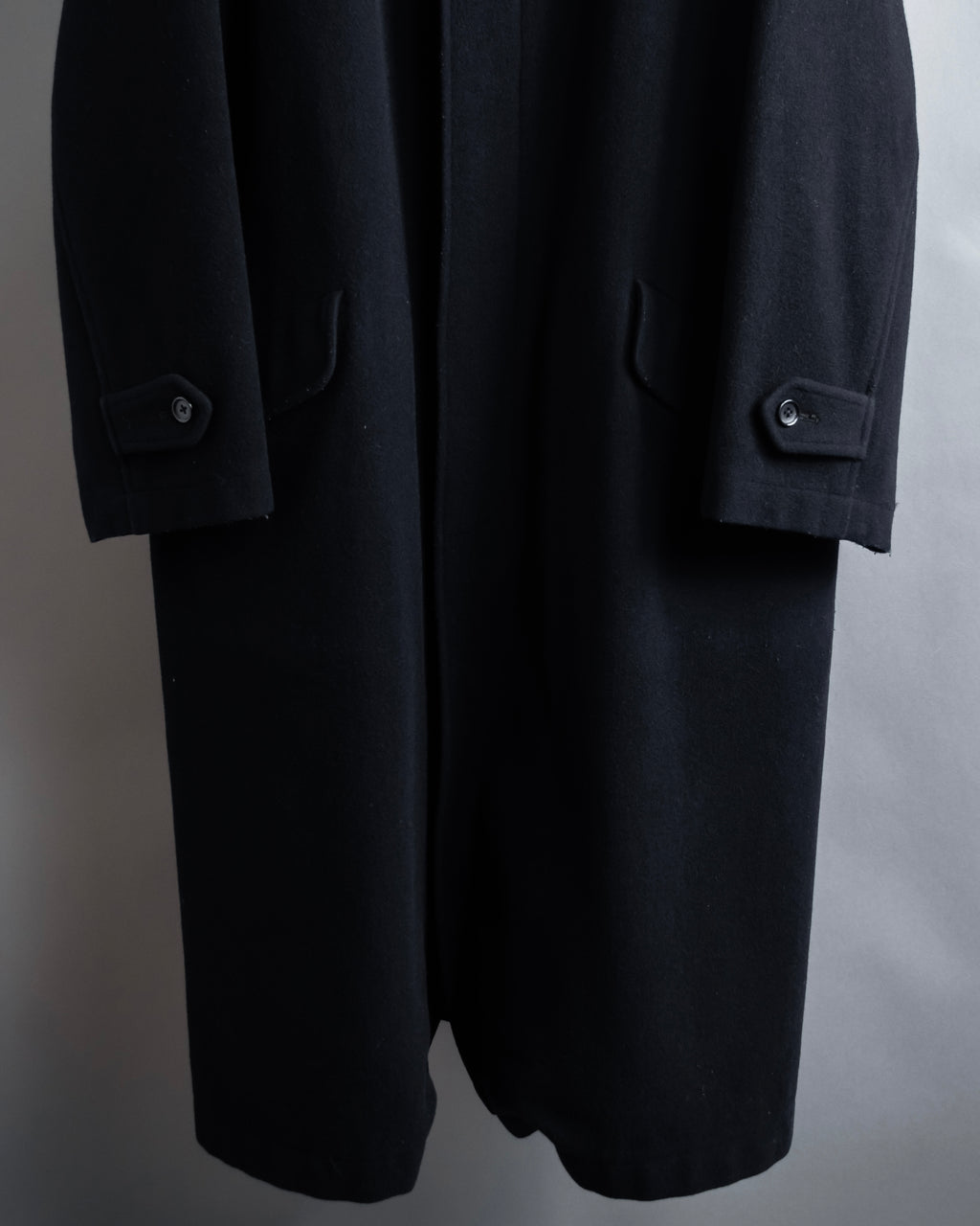 "YOHJI YAMAMOTO" Straight line stand collar coat