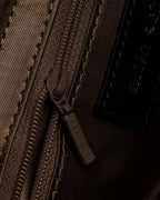 "Mila Schön" Horizontal minimalist metal fittings leather one-handle bag