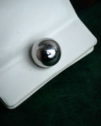 “JIL SANDER” 2020’s Sculptural leather cuff bangle