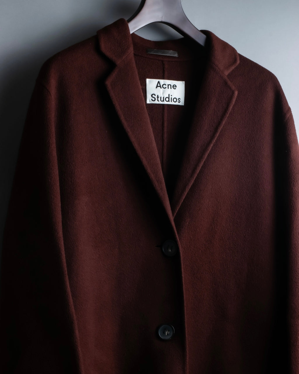 "Acne Studios" beautiful silhouette long chester coat