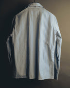 -SPECIAL- "Maison Margiela" 20AW Conceptual double button striped shirt