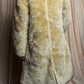 "DIESEL" Double zipper hooded long fur coat