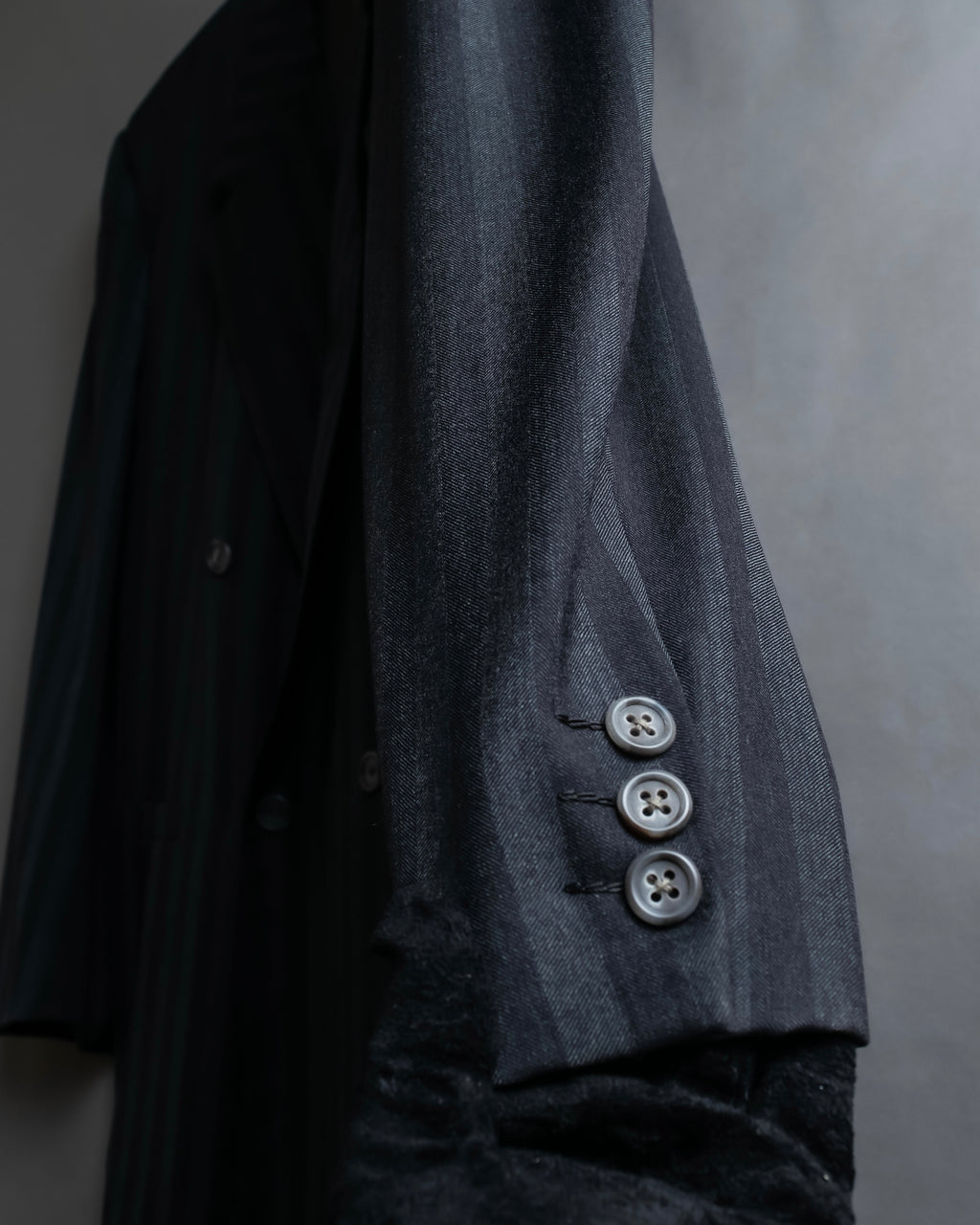 "GIANNI VERSACE" Striped classical tailored jacket