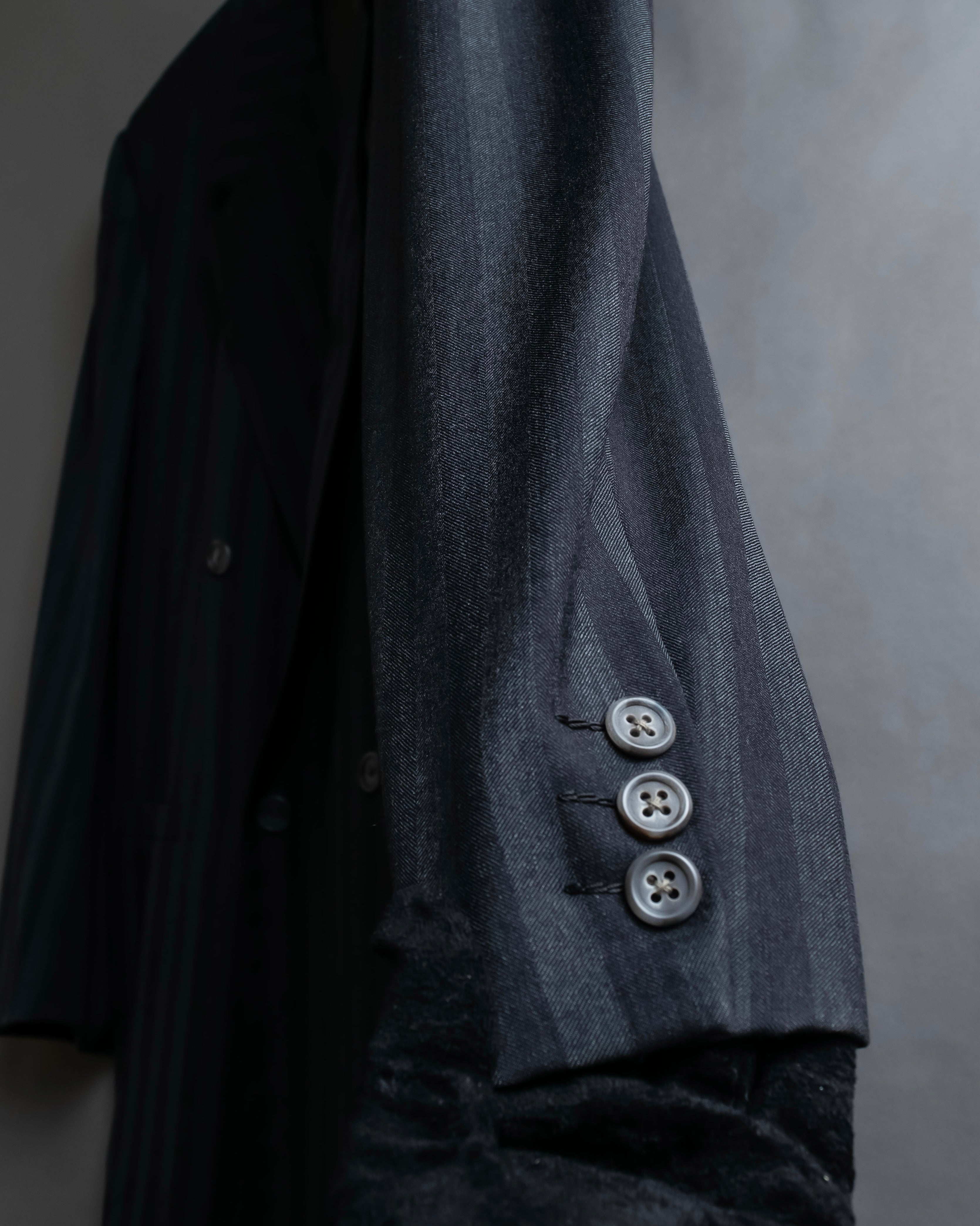 "GIANNI VERSACE" Striped classical tailored jacket