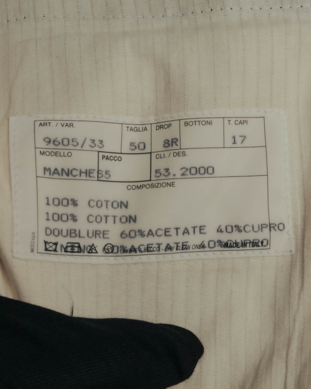 -SPECIAL- "Hermès" 90's-00's Refined cotton trousers
