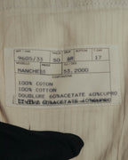-SPECIAL- "Hermès" 90's-00's Refined cotton trousers