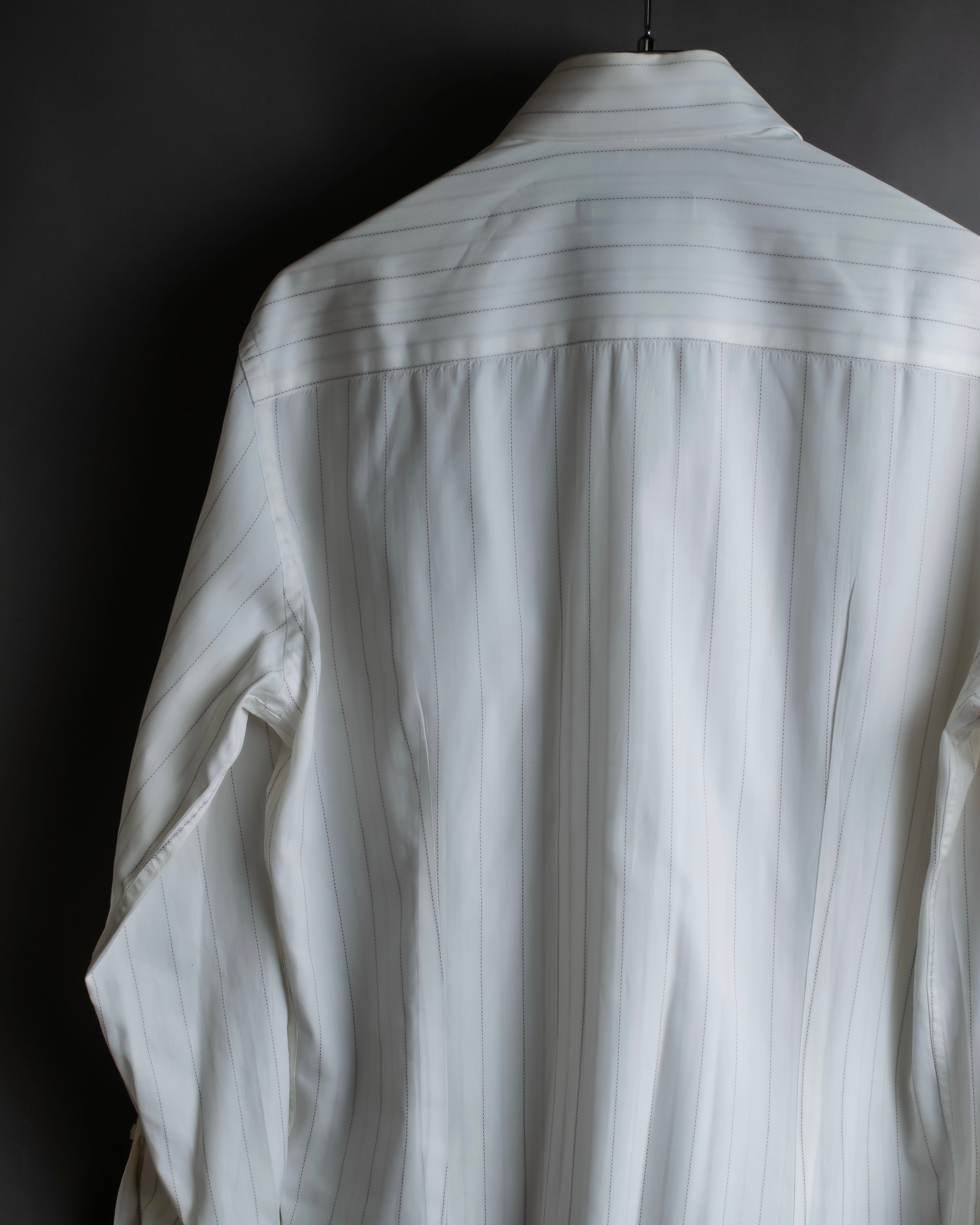 "Dolce & Gabbana" 12SS Two types of woven striped shirt