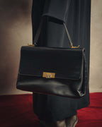 -SPECIAL- “BALENCIAGA” 2013-17 Le dix mixed leather shoulder bag