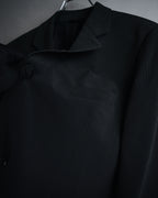 "GIORGIO ARMANI" 08’s-09’s Sharp pinstripe wool two button suit set