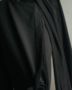 -SPECIAL- "SAINT LAURENT PARIS" 10's Fluid silk scarf-neck blouse