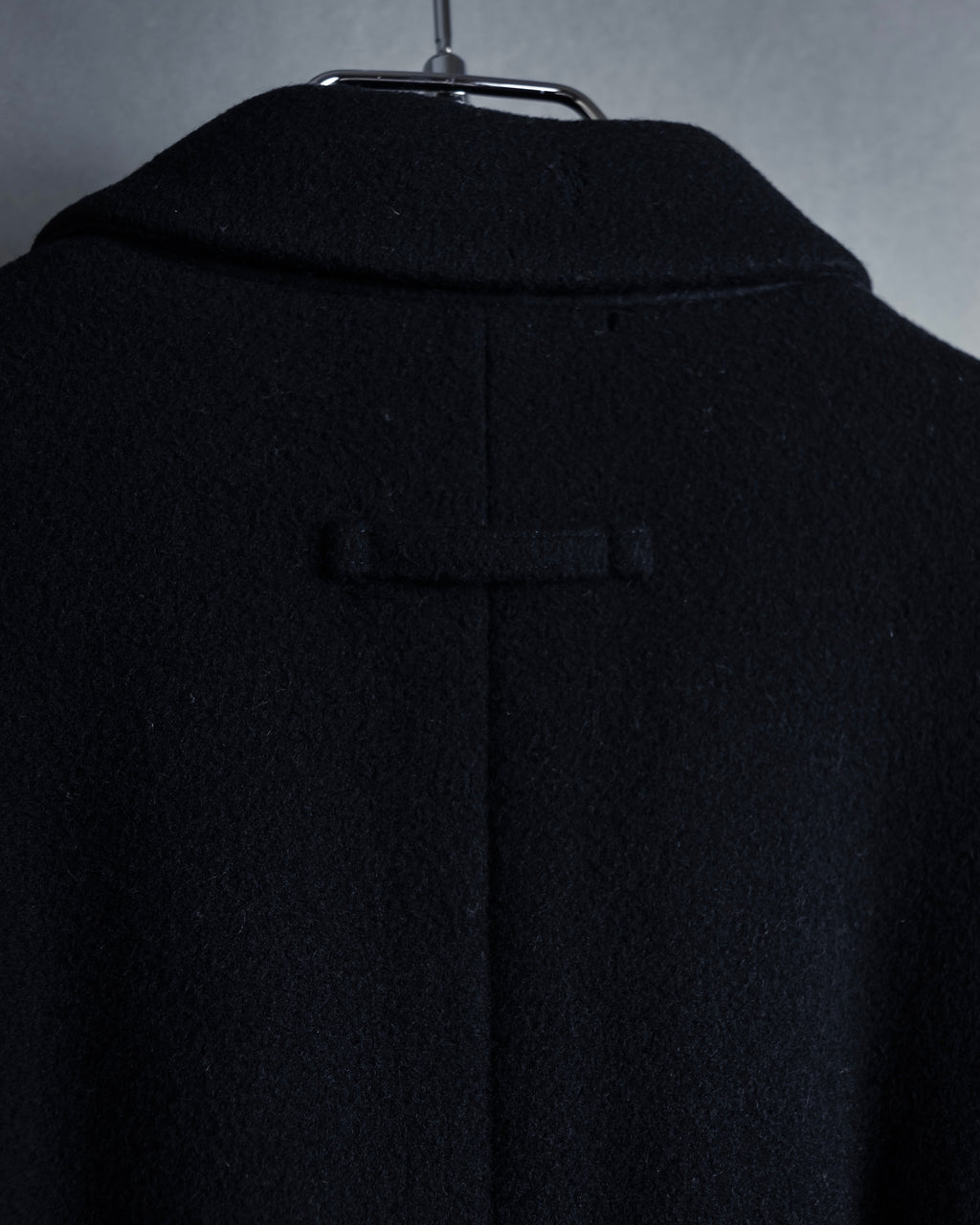 -SPECIAL- "JEAN PAUL GAULTIER"
 90's-00's Waist shape A-line silhouette black color super long coat