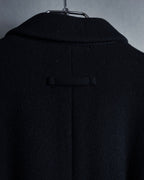 -SPECIAL- "JEAN PAUL GAULTIER"
 90's-00's Waist shape A-line silhouette black color super long coat