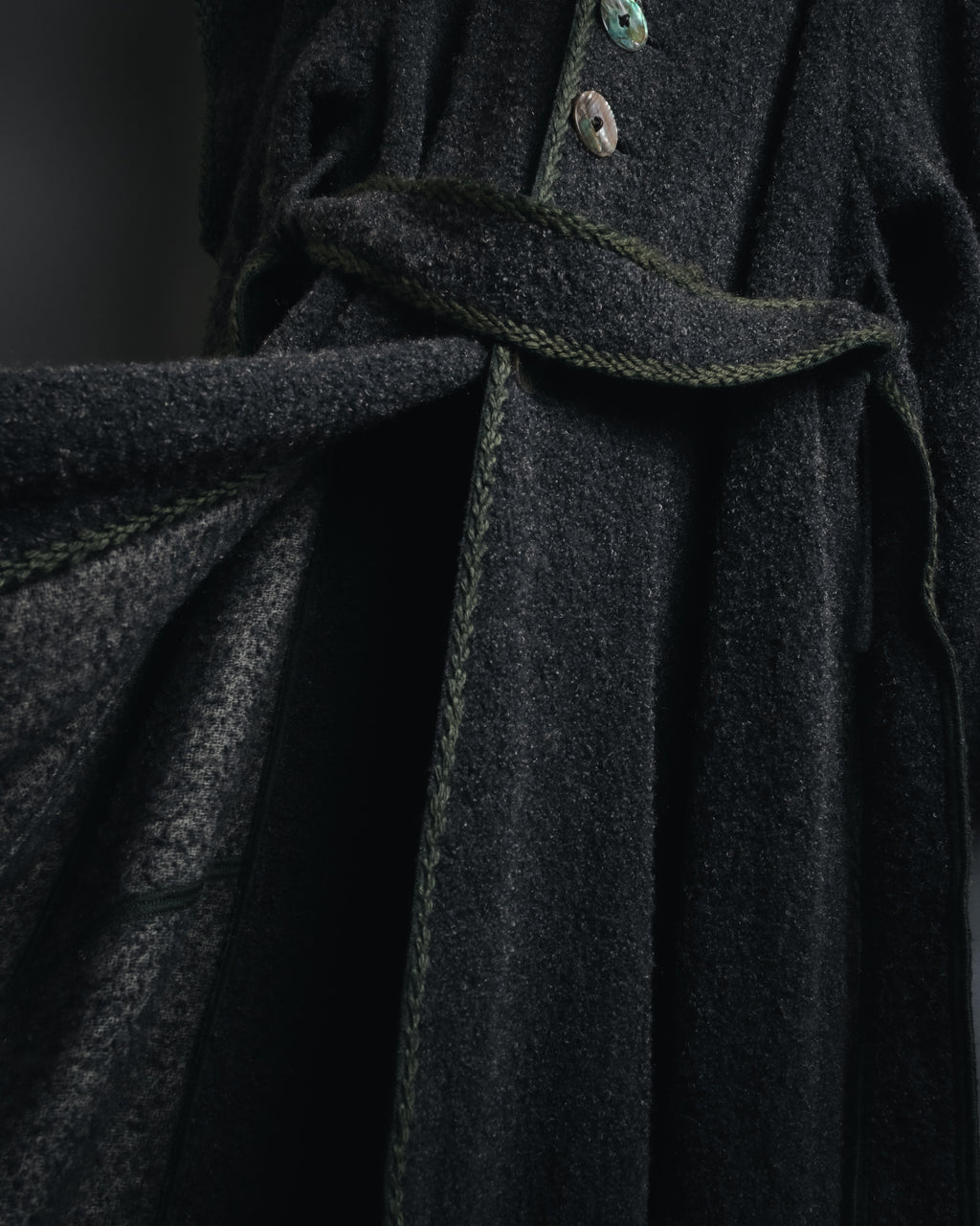 –SPECIAL– "FENDI"
Late 80s-early 90s oversized pile wool wrap coat