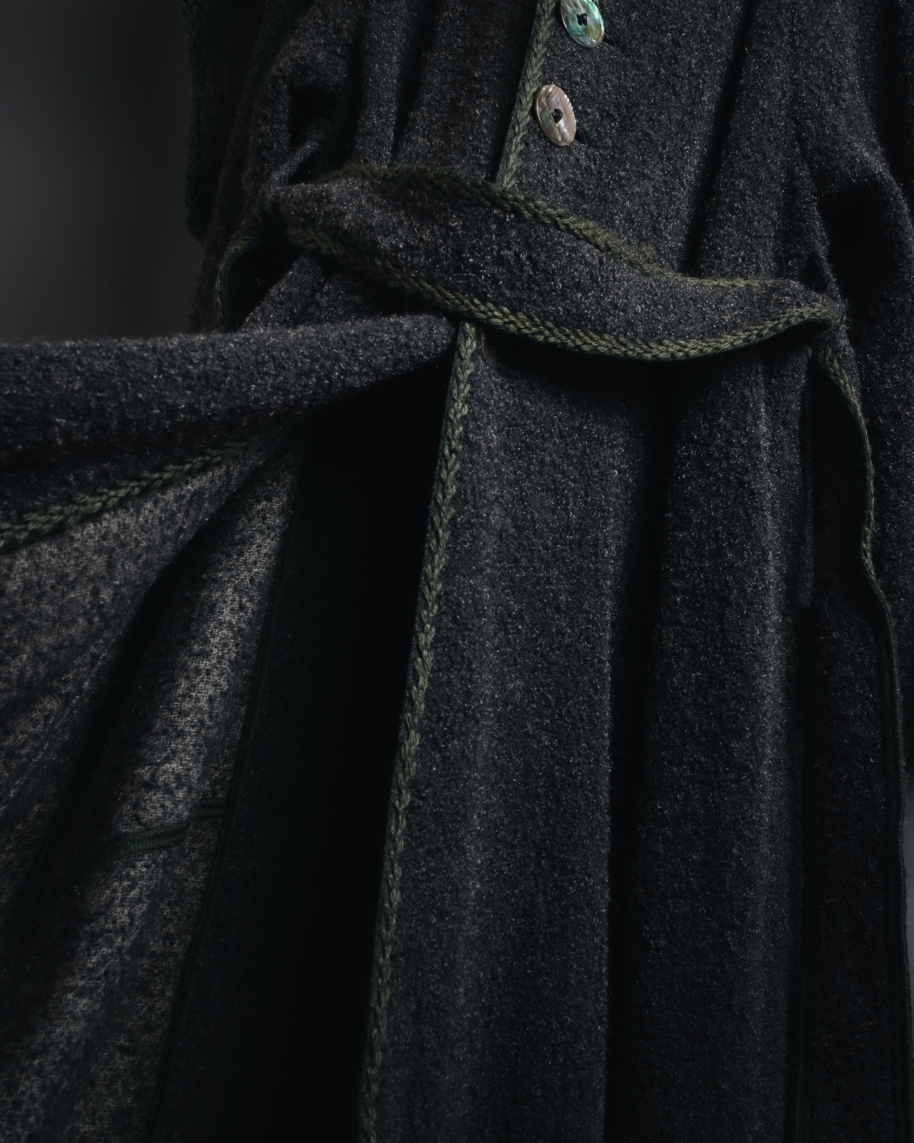 –SPECIAL– "FENDI"
Late 80s-early 90s oversized pile wool wrap coat