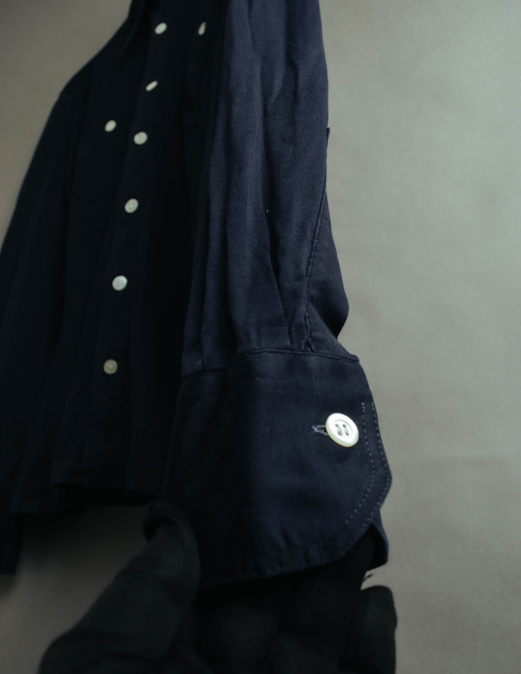 "CÉLINE" 70's-80's Sulky logo embroidered long sleeve shirt