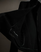 "GIORGIO ARMANI" Minimal design double zip-up jacket