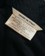-SPECIAL- “HERMÈS” 1998-00’s Leather trimmed tailored trousers