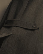 “GUCCI” Late 90’s-early 00’s military double breasted wool coat