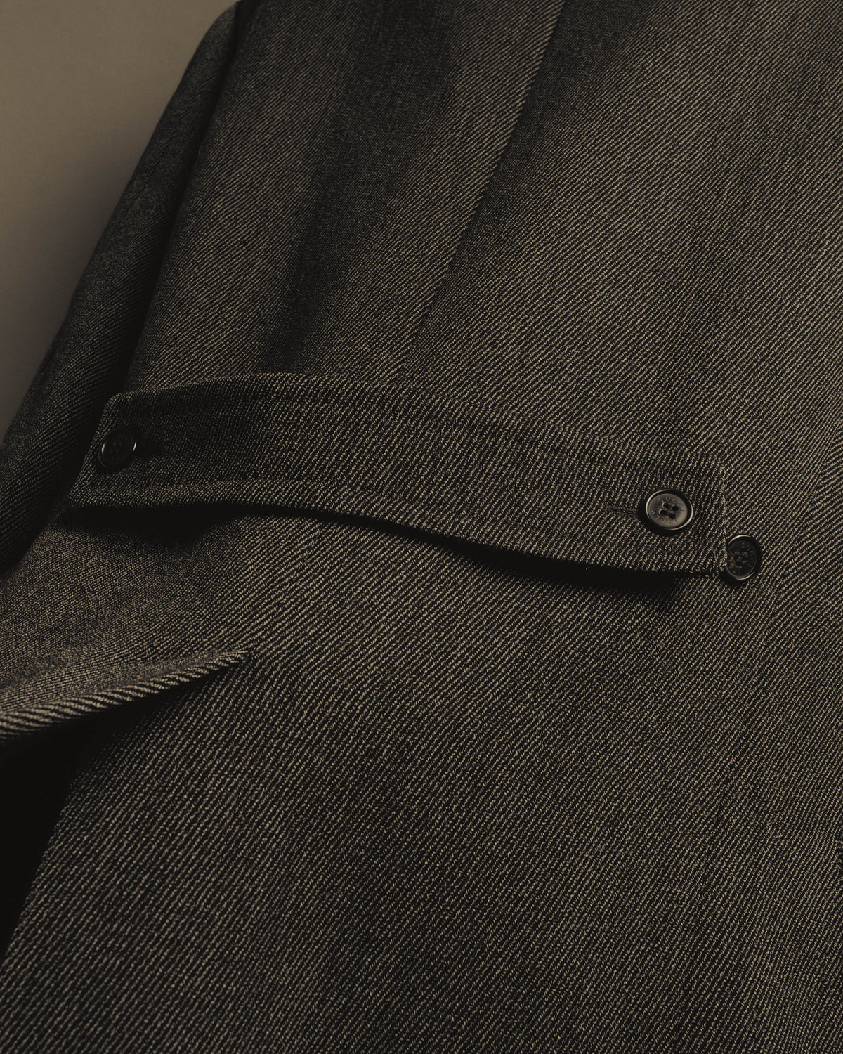 “GUCCI” Late 90’s-early 00’s military double breasted wool coat