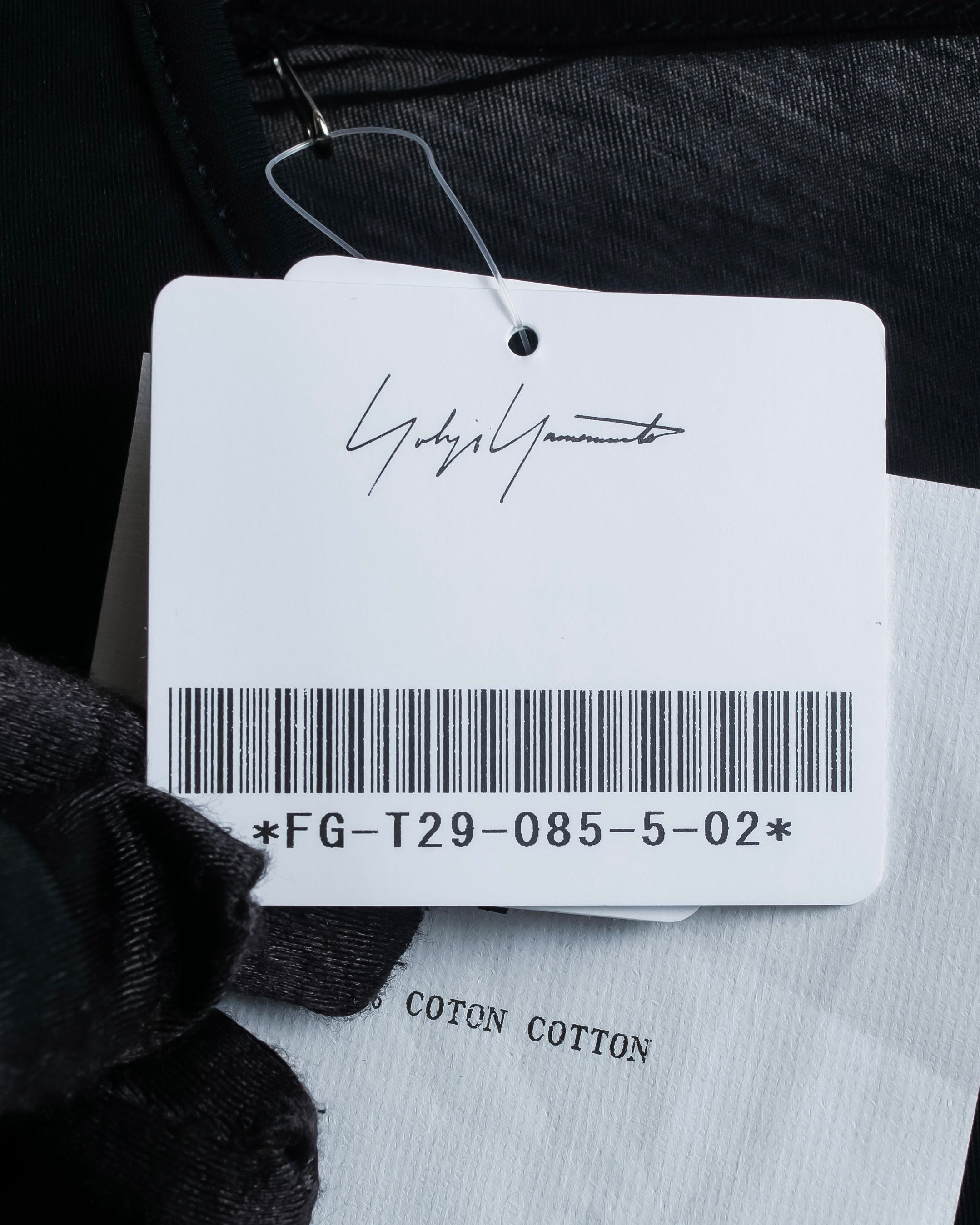 "YOHJI YAMAMOTO FEMME"
Sheer cotton round neck pullover