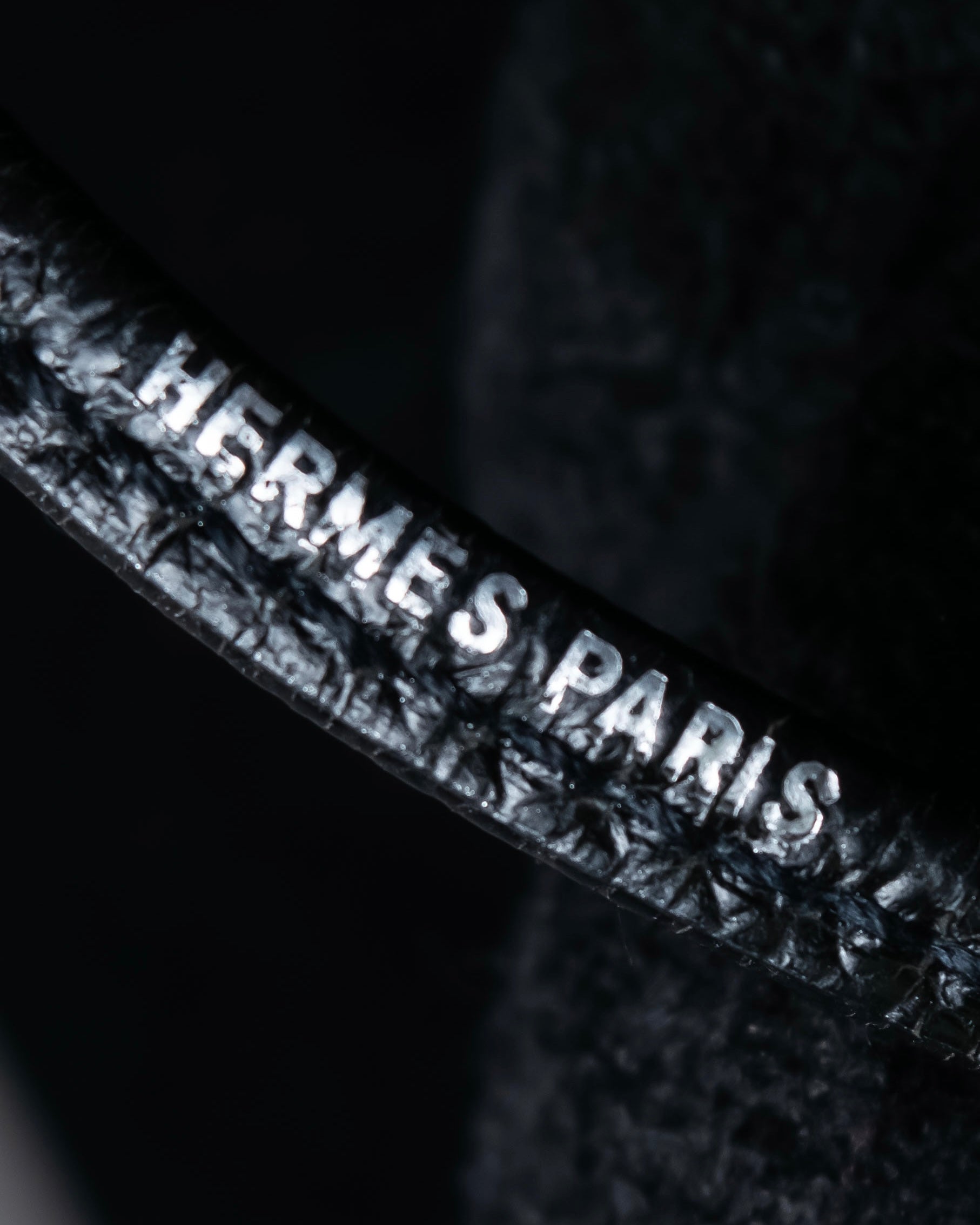 "HERMES" Le Sifflet à Ultrason series whistle motif leather necklace