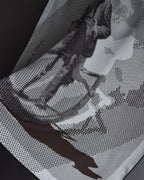 "HERMES" Silk fantaisie a cheval carré scarf 70