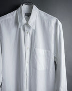 "COMME des GARCONS
HOMME" 90's Keiichi Tanaka design striped shirt