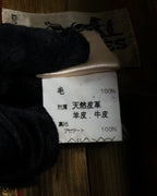 -SPECIAL- "HERMES" 90's Military-inspired zip design tailored jacket