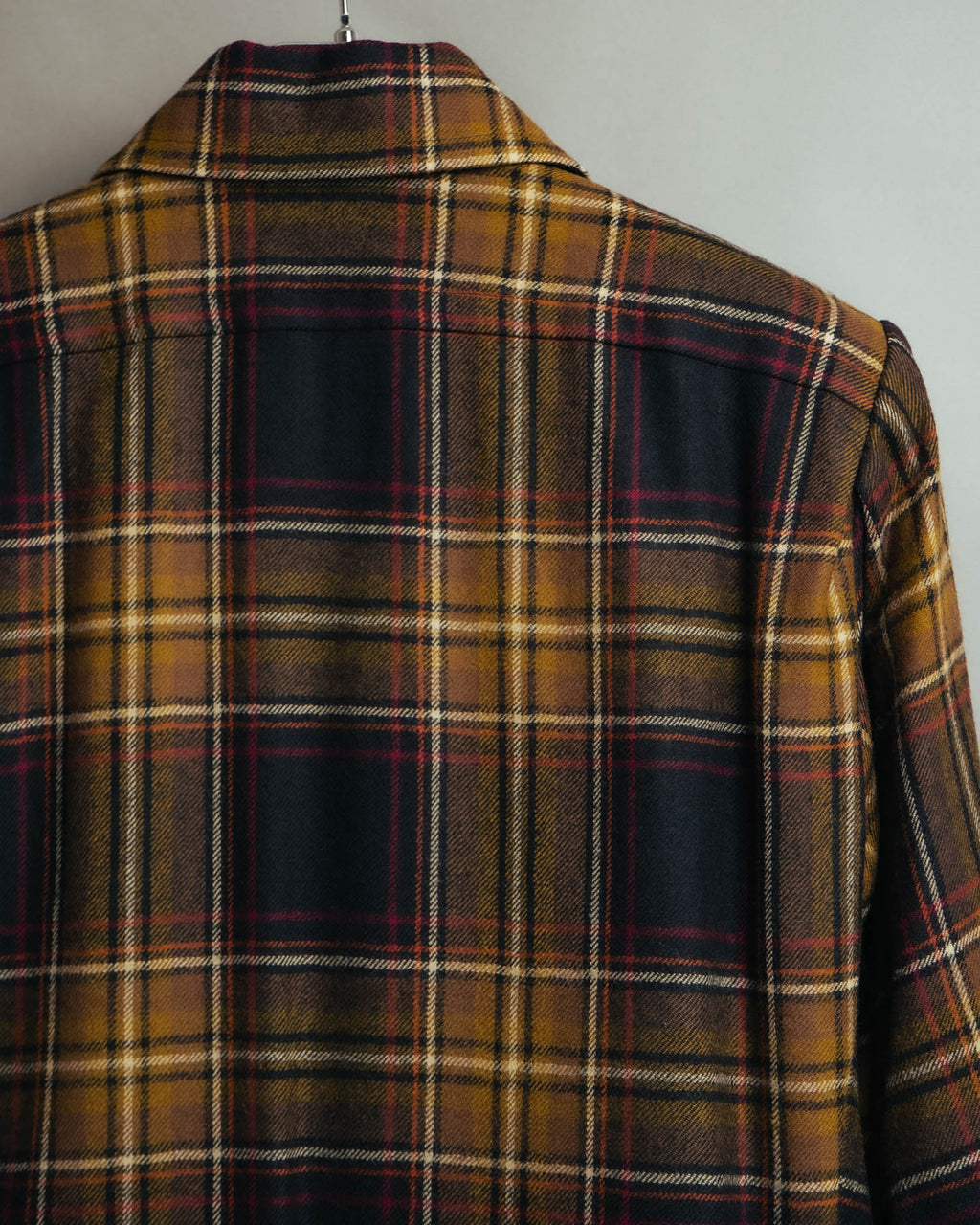 "Yves Saint Laurent" 80's-90's Plaid wool coat dress