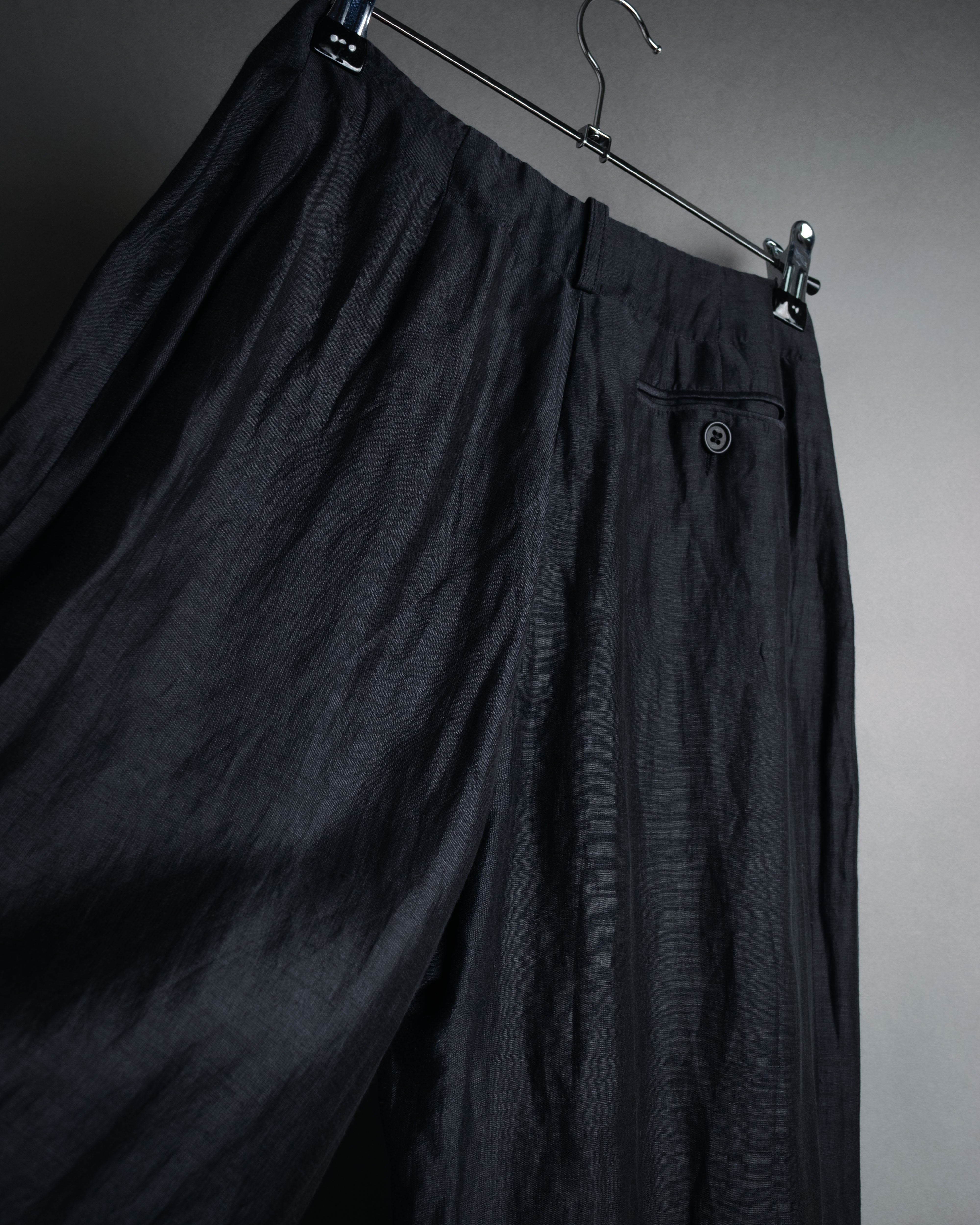 EMPORIO ARMANI (エンポリオ アルマーニ) - Wide-leg pants - Black