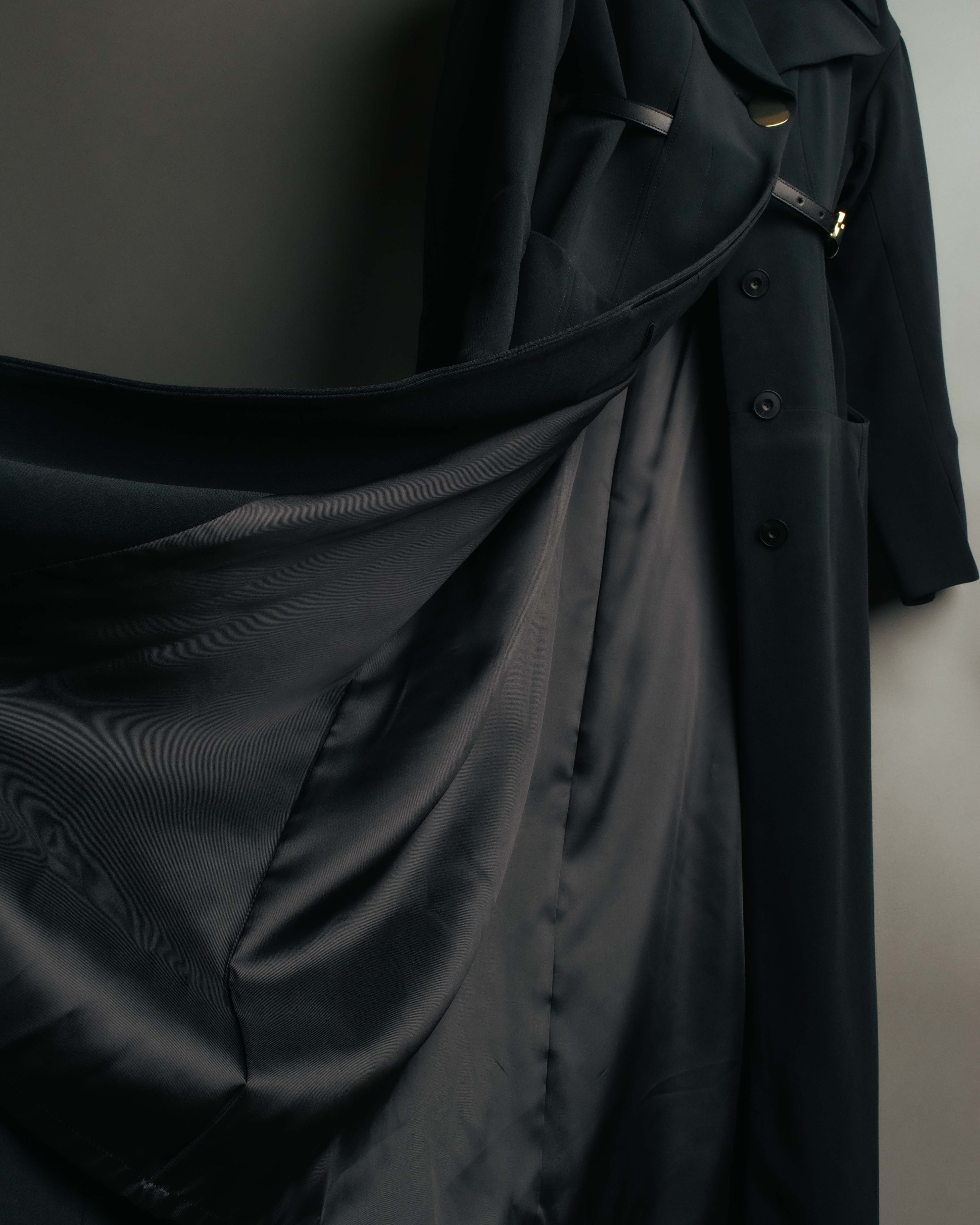 -SPECIAL- “HARUNOBU MURATA” 2024 SS Sculptural belted dress coat