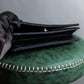 "Salvatore Ferragamo" Horizontal design pumps engraved leather    one handle bag