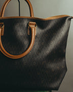 "Christian Dior" 70's-80's Honeycomb travel bag