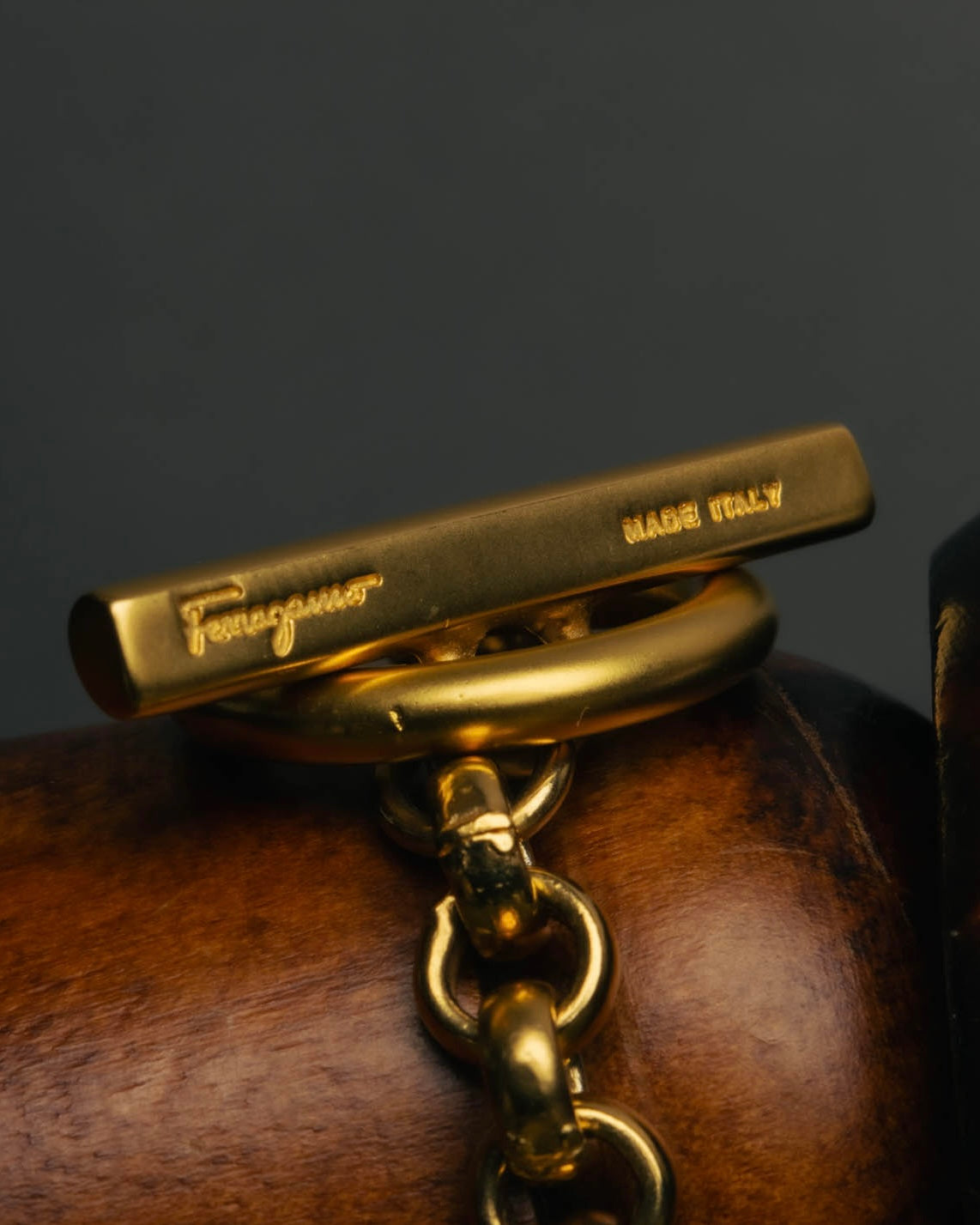 "Salvatore Ferragamo" 80's-90's Playful winter charm bracelet