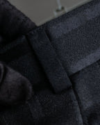 "Vintage subtle gloss striped wide slacks"